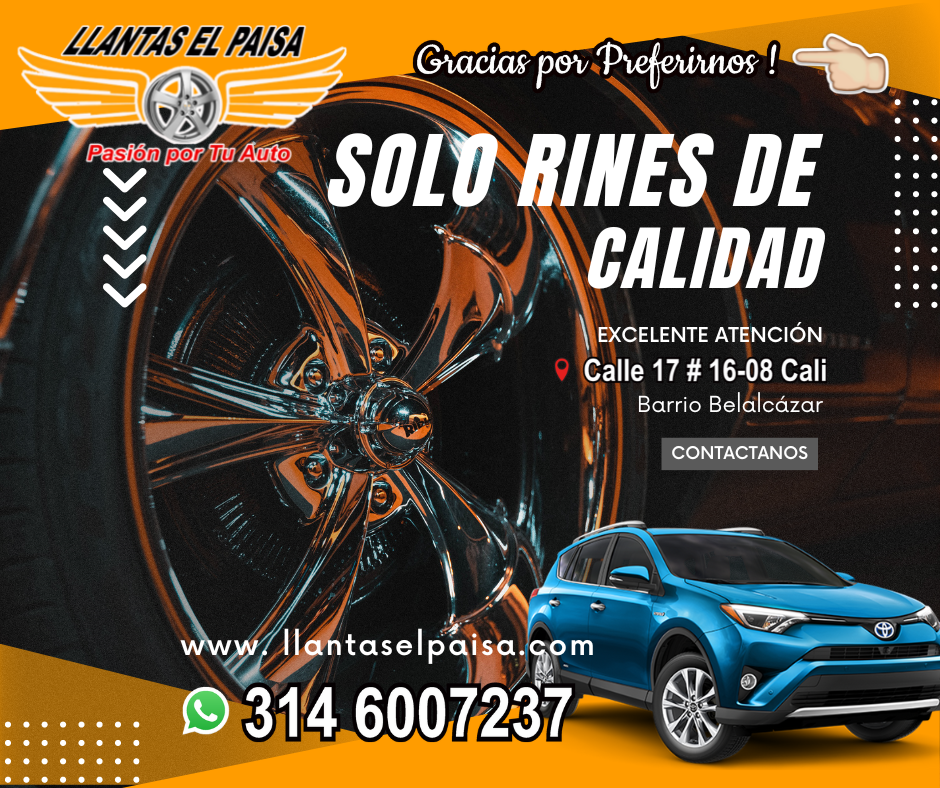 Rines y llantas cali